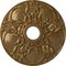 Ekena Millwork Norwich Ceiling Medallion (Fits Canopies up to 4 1/2"), 18"OD x 3 1/2"ID x 1 3/8"P, Pale Gold CM18NOPAS - alternate 1
